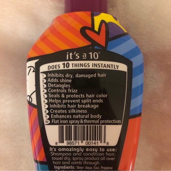 IT'S A 10 MIRACLE LEAVE-IN SPECIAL EDITION TREVOR PROJECT BOTTLE - Picture 2 of 5